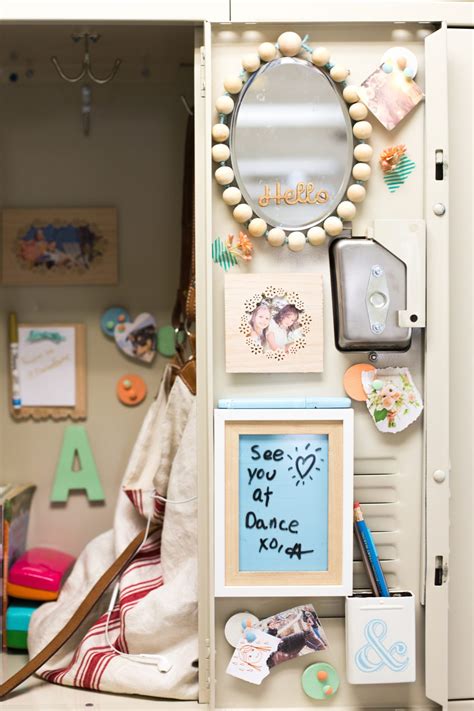 Maybe you would like to learn more about one of these? DIY Locker Decorations: Mirror +Bulletin Board - Flax & Twine