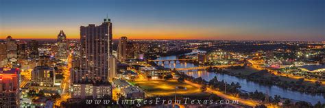 Pano Of Austin Skyline And Lady Bird 1 Austin Texas Images From Texas