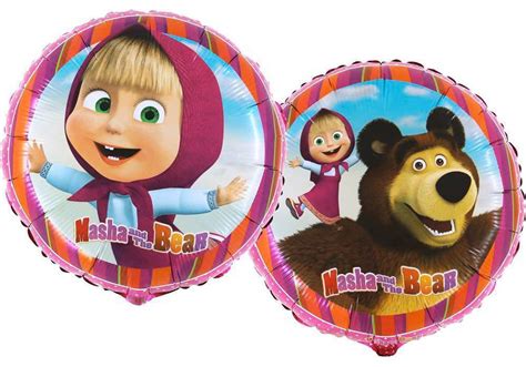 Masha And The Bear Balloons Birthday Party Balloon Balloons Etsy