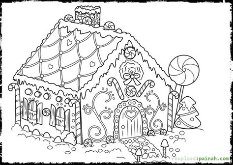 Gingerbread, this honey cake flavoured with various spices, first appeared in china in the middle ages and then became popular in europe. Get This Printable Gingerbread House Coloring Pages for ...