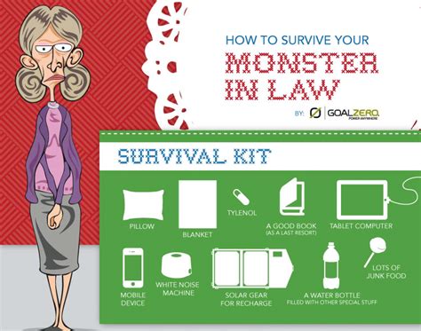 How To Survive Your Monster In Law Infographic