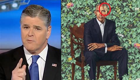 They were commissioned by the smithsonian's national portrait gallery. Hannity Finds "Hidden Sperm" In Obama Portrait, But Fails ...