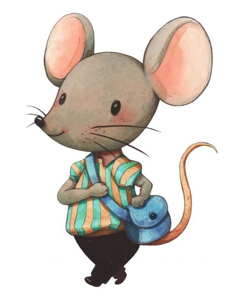 Colección De Ratones De Dibujos Vector Premium Mouse Illustration