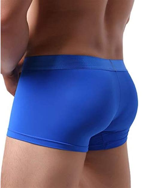 Buy IKINGSKY Men S Spotry Boxer Shorts Sexy U Hance Pouch Underwear Low