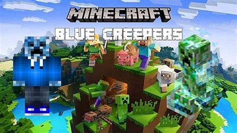 Minecraft Blue Creepers Guide How To Find Them And Make Them Minecraft