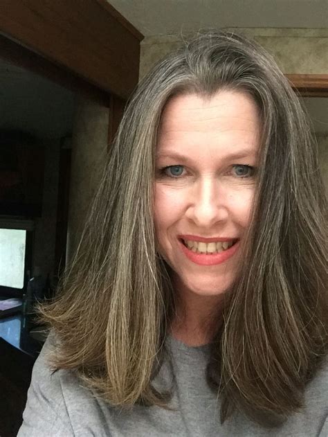 But grey hair on women has traditionally been associated with other g words like granny, golden girls, and getting old. now a popular grey trend spotted on young style makers rihanna and kylie jenner, as well as fashion icons stacy london, british vogue's sarah harris and actress helen mirren. 17+ best images about Growing out gray hair my transition ...