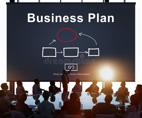 Business Plan Marketing Strategy Vision Planning Concept Stock Photo