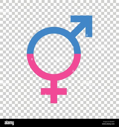 Signo De Igualdad De Género Vector Icono Los Hombres Y Las Mujeres