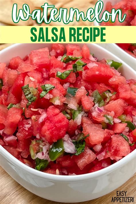 Fresh Watermelon Salsa Recipe