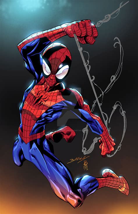 Mark Bagley Spider Man Color Study By Mentalpablum On Deviantart