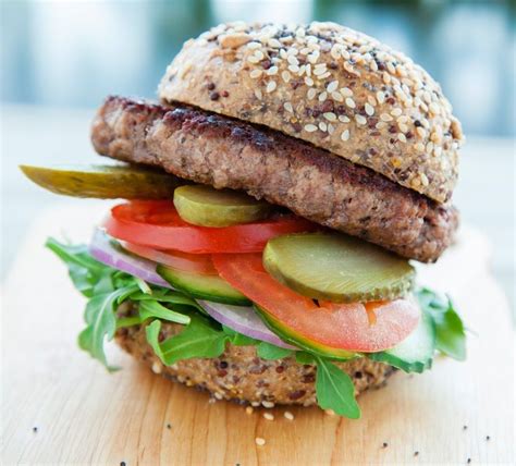 How To Have A Healthy Burger Healthy Burger Burger Recipes Beef