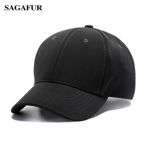Solid Black Caps For Boy 2018 New Trend Plain Bone Hat Unisex Cool Sun