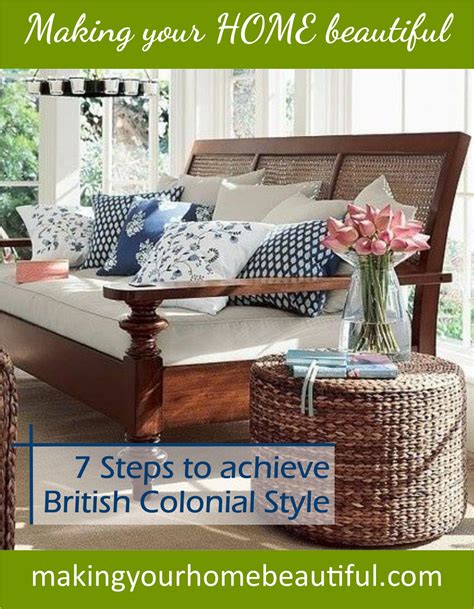 Bedroom sleep decorate furnish home office work study connect light. British Colonial Style - 7 steps to achieve this look ...