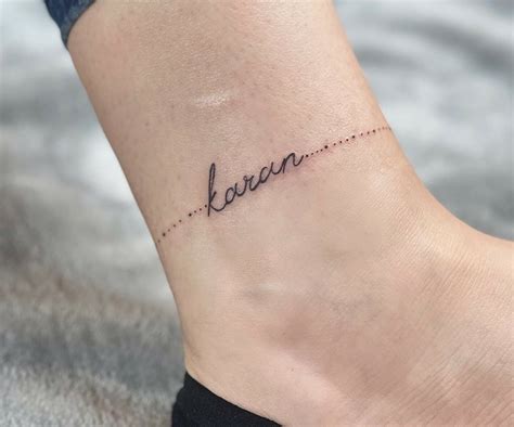 101 Best Ankle Bracelet Tattoo With Names Ideas That Will Blow Your Mind