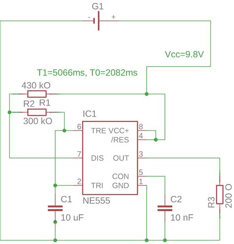 Electrical Astable 555 Not Oscillating Valuable Tech Notes