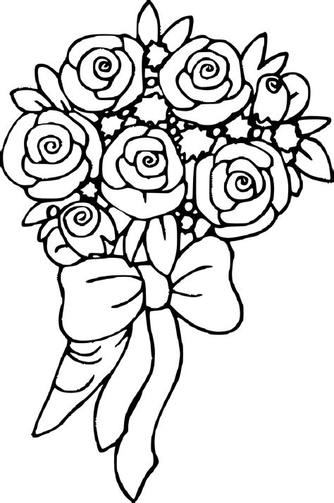 D'ailleurs, il y a quatre saison de floraison, soit l'hiver, le prin Coloriage Bouquet de fleurs à imprimer sur COLORIAGES .info