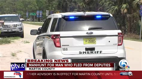 Martin County Sheriffs Office Conducts Manhunt After Suspect Flees