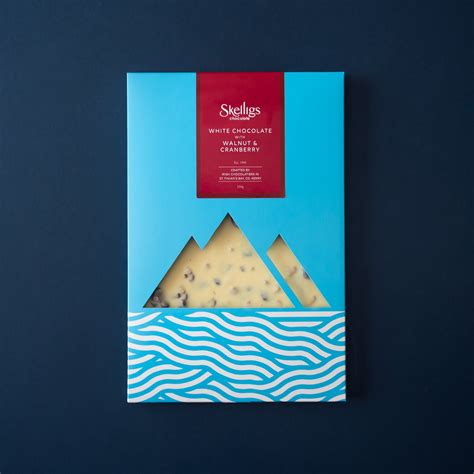 White Chocolate Cranberry And Walnut Great Skelligs Chocolate Bar Skelligs Chocolate