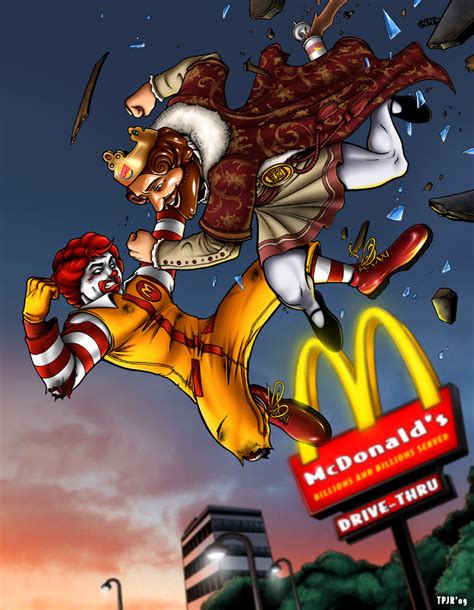 Burger King Vs Ronald Mcdonald By Tpollockjr On Deviantart