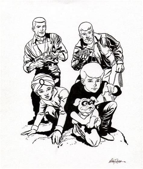 Jonny Quest Royer Classic Cartoon Characters Classic Cartoons Comic