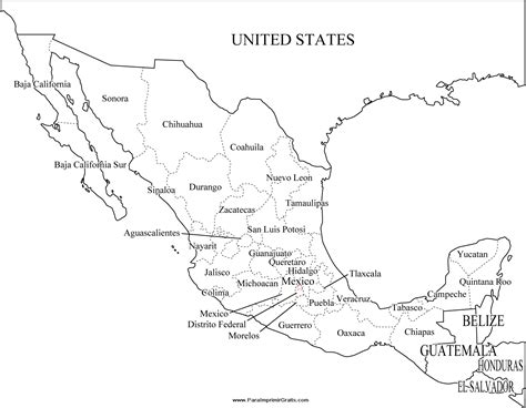Mapa De México