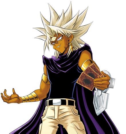 Yami Marik - Yu-Gi-Oh! - It's time to Duel! The anime character marik ishtar is a teen with to shoulders length blonde / yellow hair and purple eyes.
