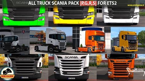 All Truck Scania Pack P G R S Ets2 Mods
