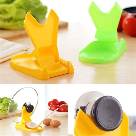Household Kitchen Tool Stand Holder Spoon Pot Lid Shelf Cooking Storage