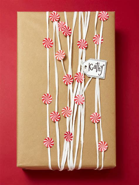 I had plenty of brown paper, that i use for just about everything and simply followed the tutorial using a pencil eraser dipped in craft paint. Easy Christmas Gift Wrapping Ideas - Quiet Corner