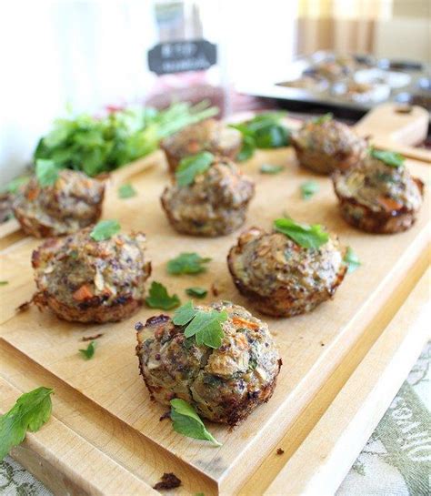 2 Points Each Makes 12 Turkey Quinoa Meatloaf Muffins
