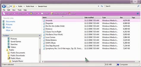 Windows Vista Tip From Mrs Wizard Music Folder View