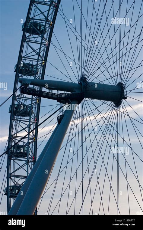 London Eye At Dusk London Stock Photo Alamy