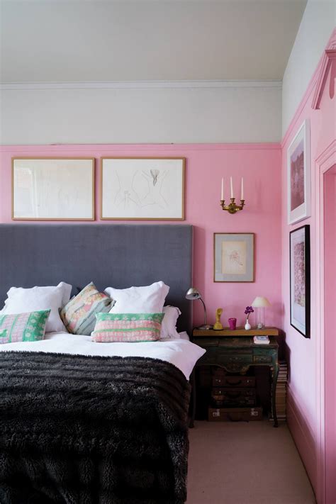Usually, dark paint colors are used for this kind of accent wall, but for this project we created a different approach by painting the accent wall using. Nancy's Blushes No.278 - 1 Gallon | Pink bedroom walls ...