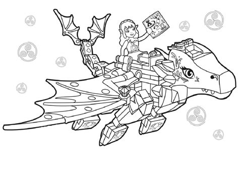 lego elves coloring pages printable