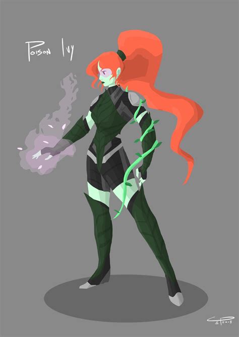 Cool Poison Ivy Redesign Dccomics