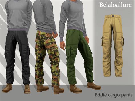 Belaloallure Eddie Cargo Pants By Belal1997 At Tsr Sims 4 Updates