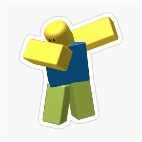 Roblox Dab Sticker For Sale By Swoolkanebo Redbubble