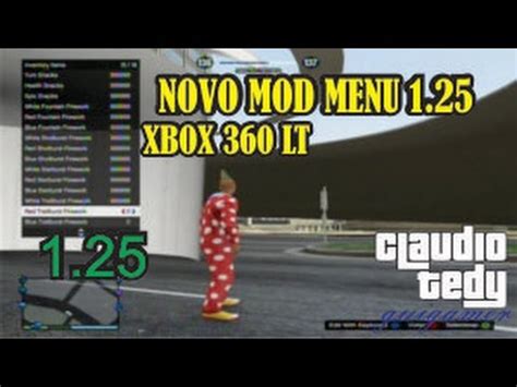 This works offline & online. GTA V ONLINE 1.25 - NOVO MOD MENU 1.25 DE XBOX 360 LT MAIS DOWLOAD. - YouTube