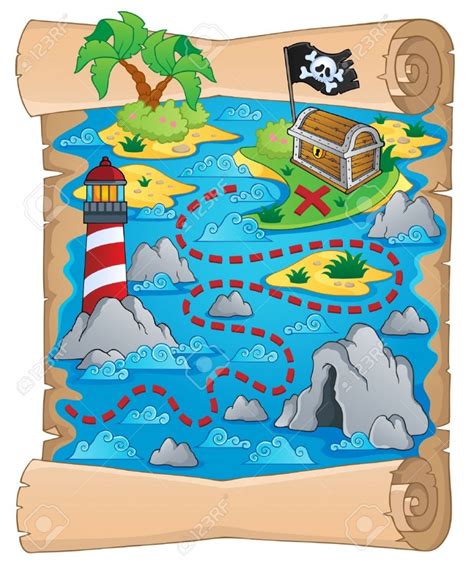 Printable Kids Pirate Treasure Map Printable Maps