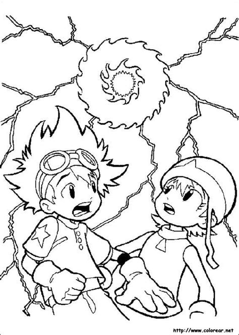 Dibujos Para Colorear De Digimon