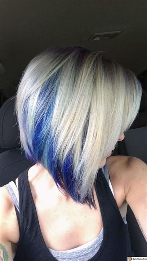 20 Gorgeous Short Hairstyles For Blue Hair In 2021 An Immersive Guide