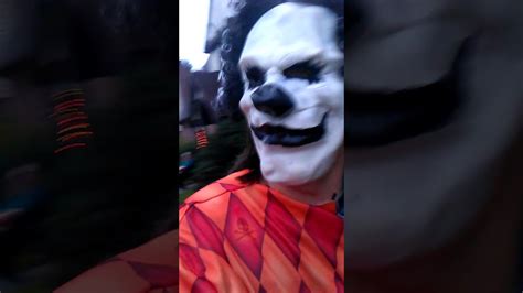 Scary Clown Terrifying Children In The Upscale Neighborhood Of