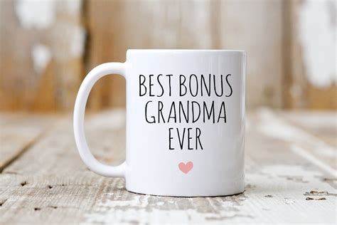 Bonus Grandma T Bonus Grandma Mug Step Grandmother T Etsy Australia