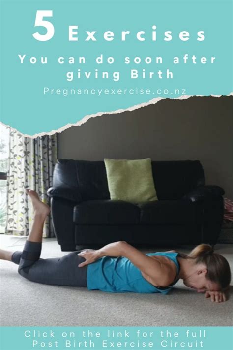 Postnatal Exercises You Can Start Soon After Giving Birth Pregnancy Exercise Post Partum