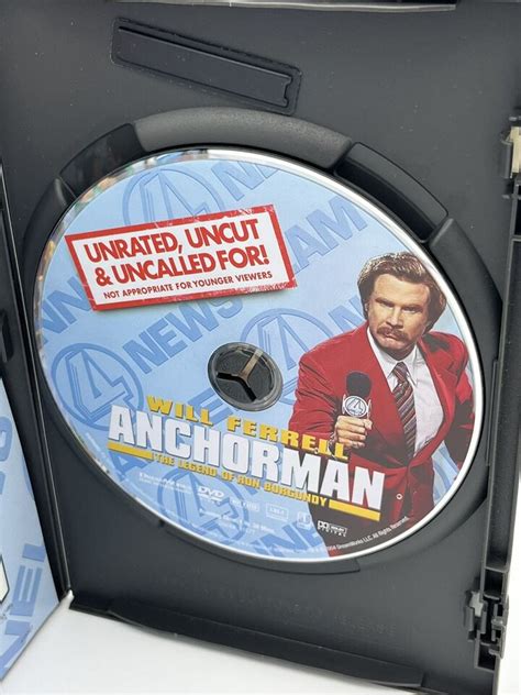 Anchorman The Legend Of Ron Burgundy Unrated Widescreen Edition Very
