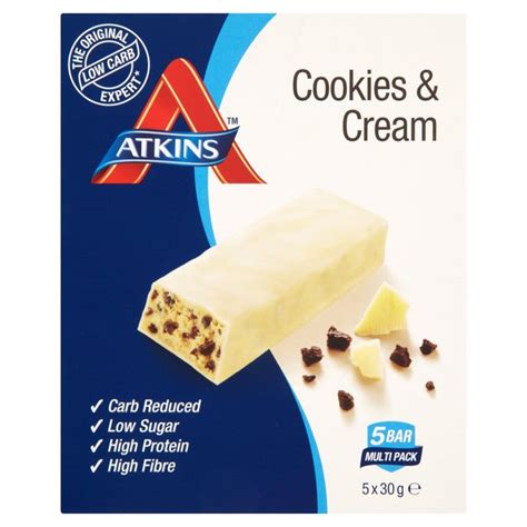 Atkins Advantage Cookies And Cream Bars Ocado