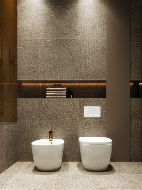 Textured Bathroom Tile Interior Design Ideas