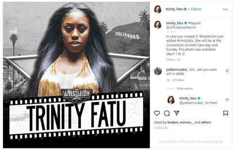 Naomi Aka Trinity Fatu Confirms Wwe Status What Is Next For Her