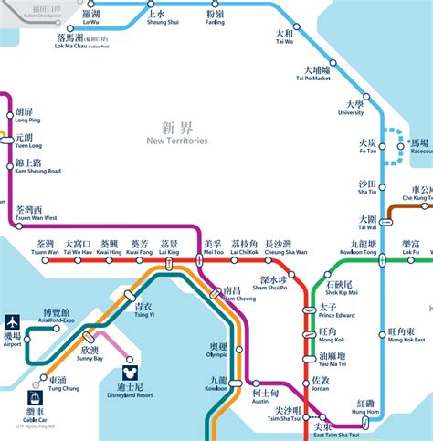 Mtr Hong Kong Map Weekdiki