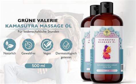 amazon de grÜne valerie® kamasutra sex Öl erotisches massageöl xxl 500 ml mit zarter